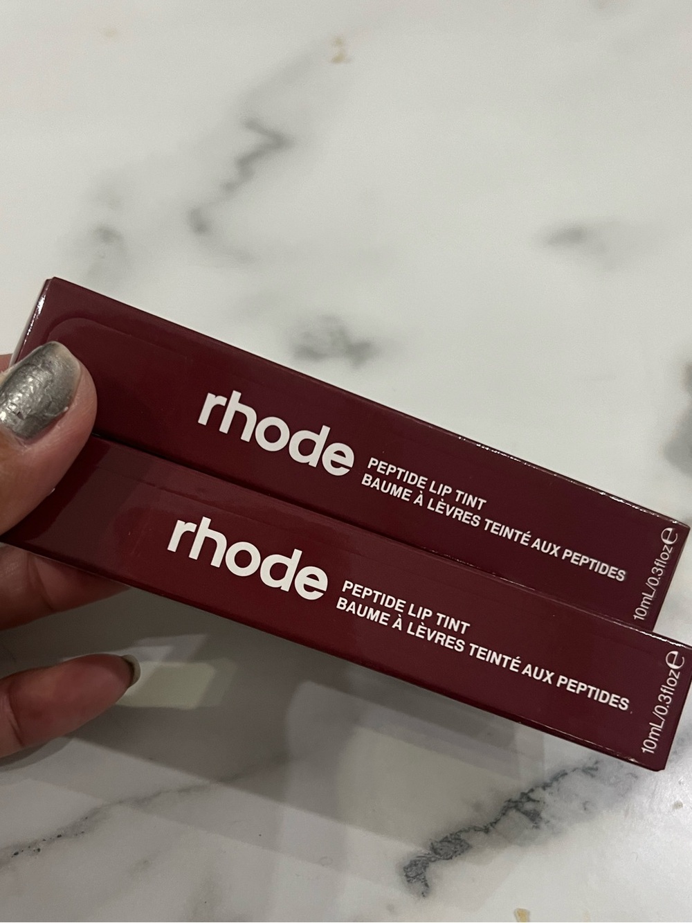 RHODE Peptide Lip Tint — Deep Burgundy Shade